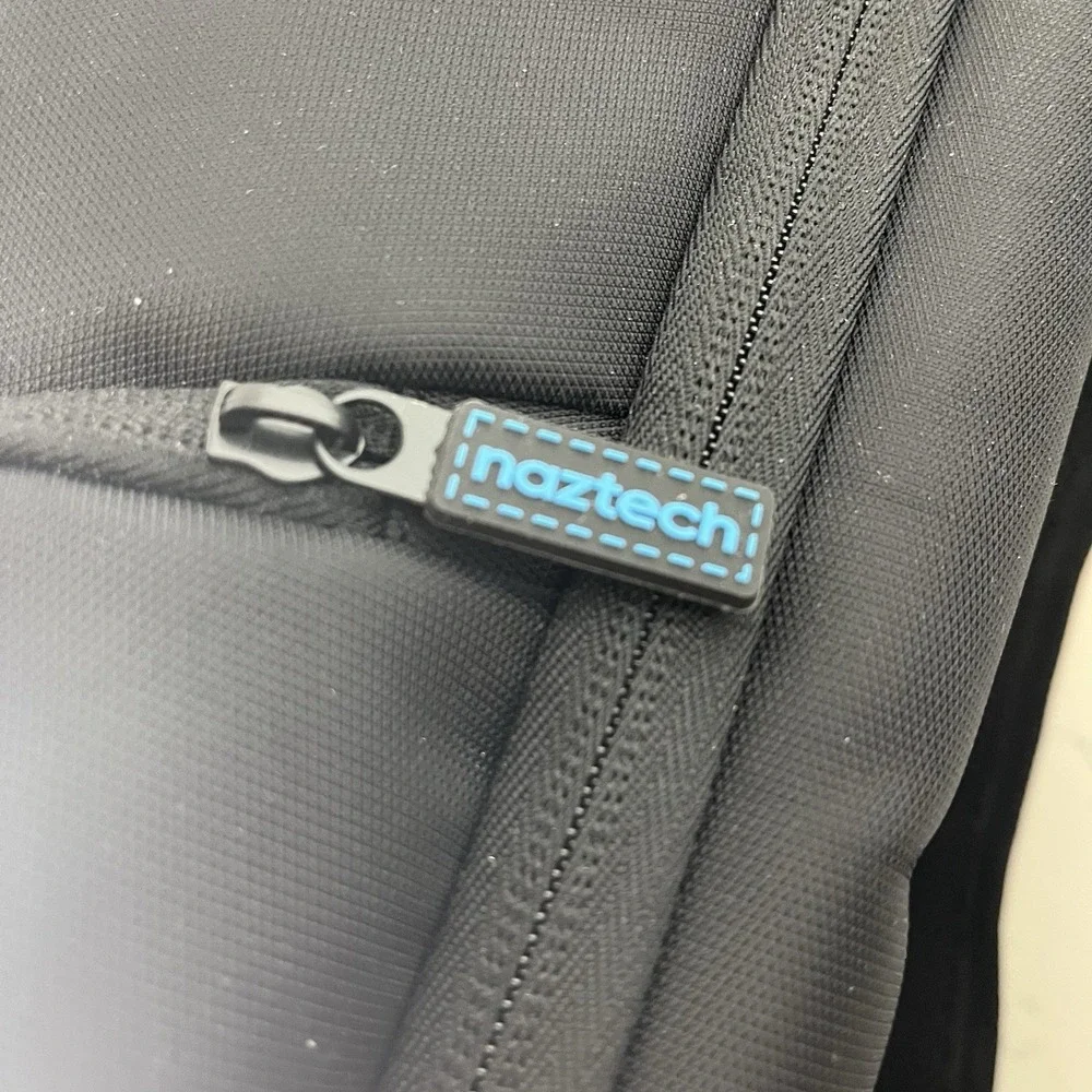 Naztech Black Backpack SmartPack Multi-Utility Travel Bag Rain Cover RFID Block